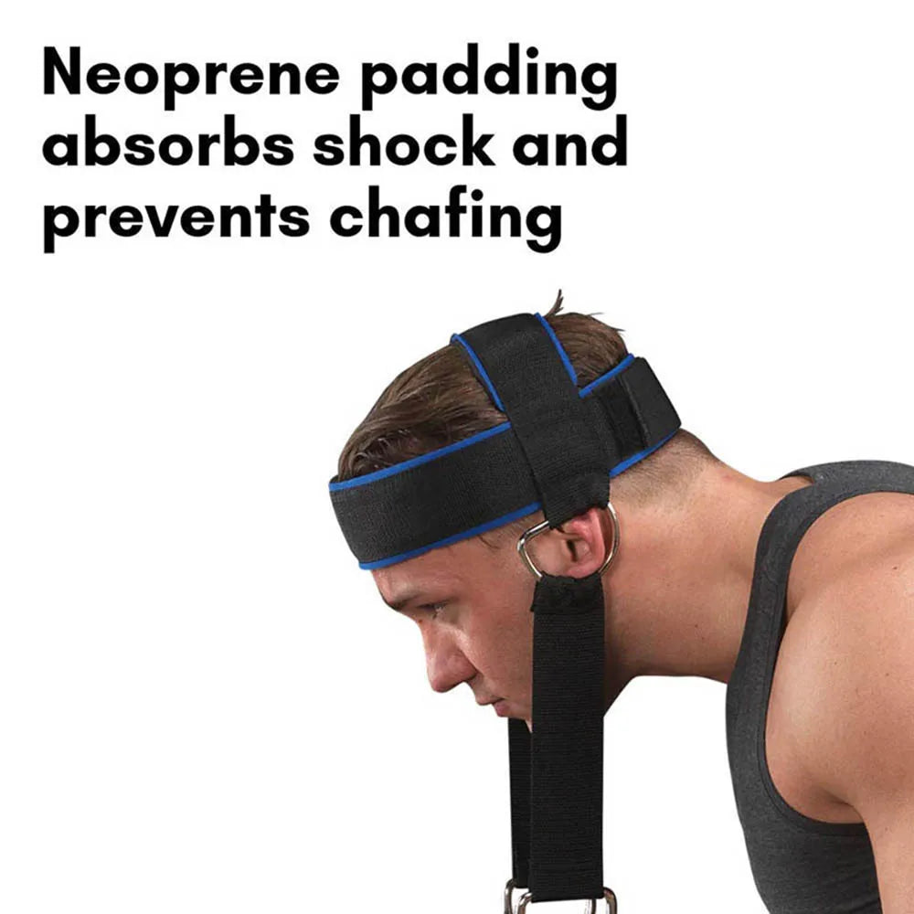 Adjustable Neck Power Training Strap Head Harness for Body Strength Exercise Weight Bearing Cap for Gym Fitness Training