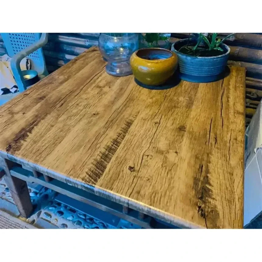 80cm/Wood Grain Vinyl Wallpaper Roll Waterproof Home Desktop Cabinet Door Furniture Renovation Stickers Peel Home Decorations