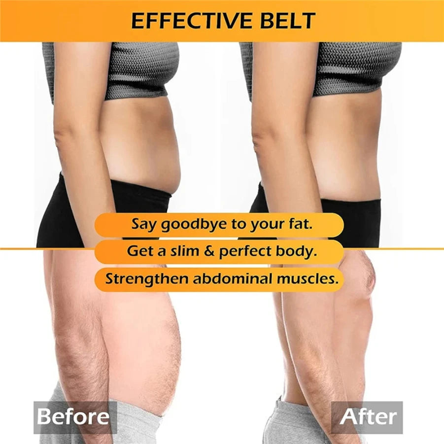 New smart EMS sports waist belt, abdominal muscle patch, home gym fitness equipment, body shaping weight loss belt