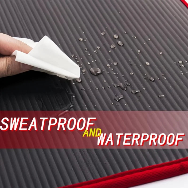 10MM Extra Thick 183cmX62cm Yoga Mats NBR Non-slip Exercise Mat Fitness Tasteless Pilates Workout Gym Mats With Bandage