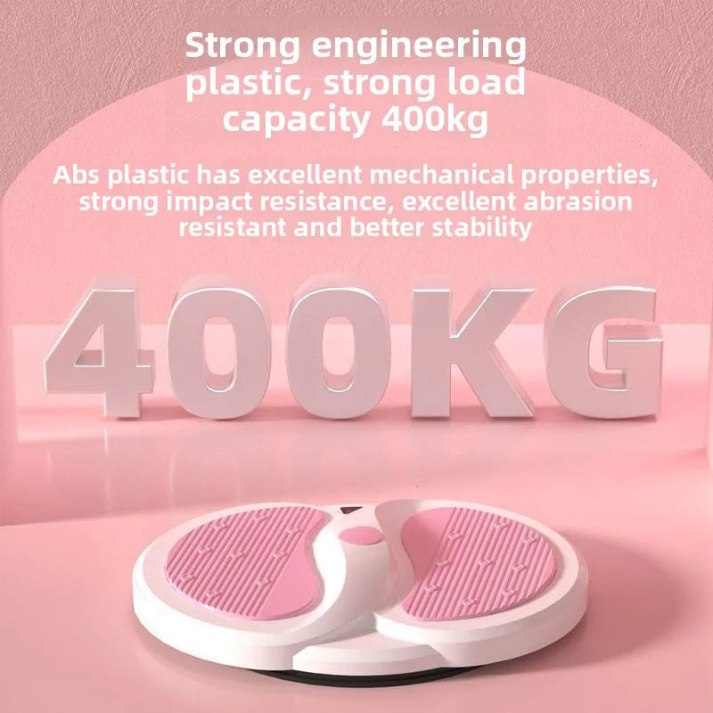 Waist Slimmer Disc Stepper for Women Silent Rotating Fitness Equipment for Home Gym with Resistance Band Rotating Waist Trimmer