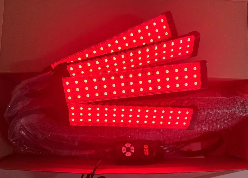 660nm & 850nm Red Light Therapy Lamp with Stand 30W LED Near Infrared Light Device for Relief Muscle Joint Pain Facial Skin Care