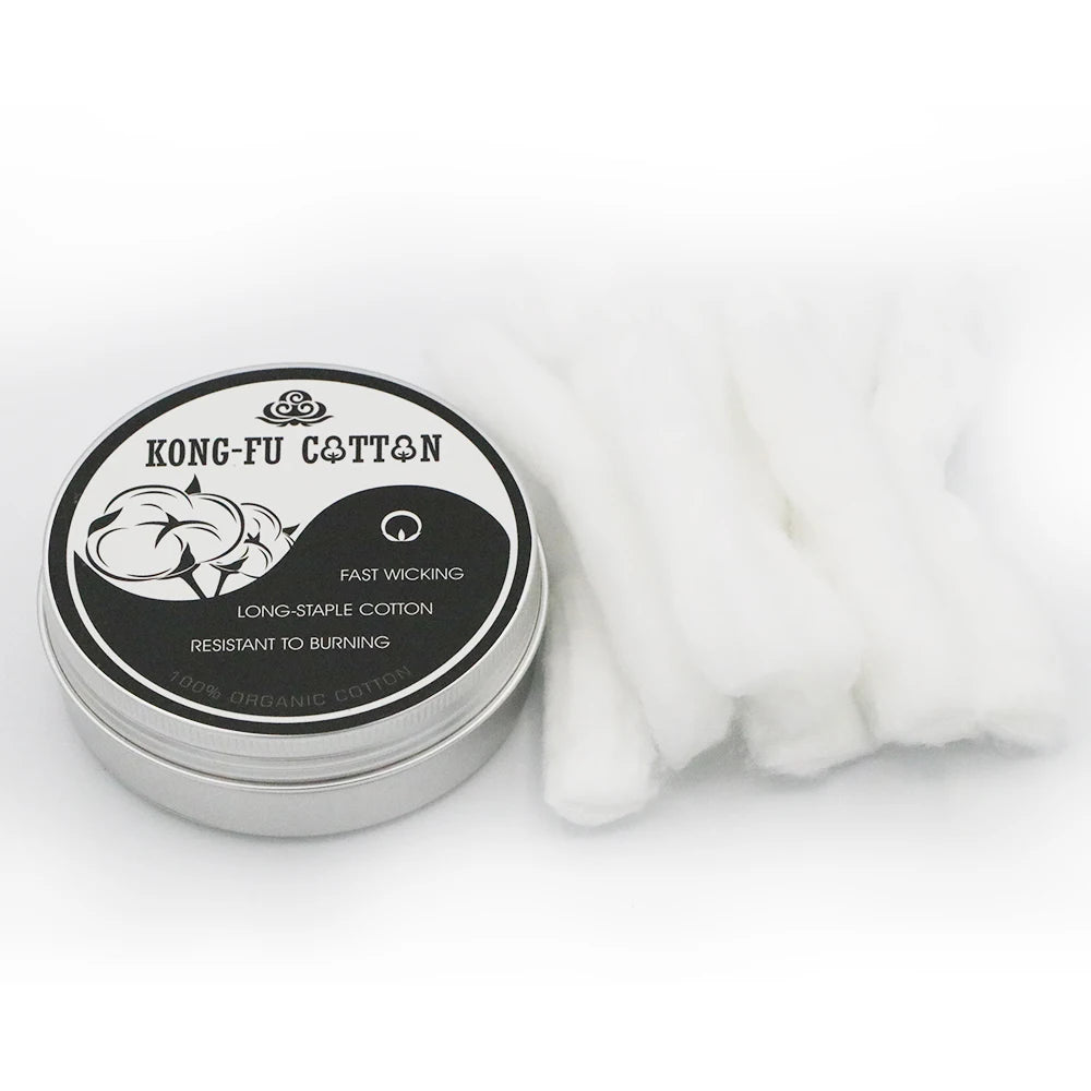 NK 2 x Kong-Fu Cotton Long Fiber Organic Natural Japan Cotton Wick Tasteless