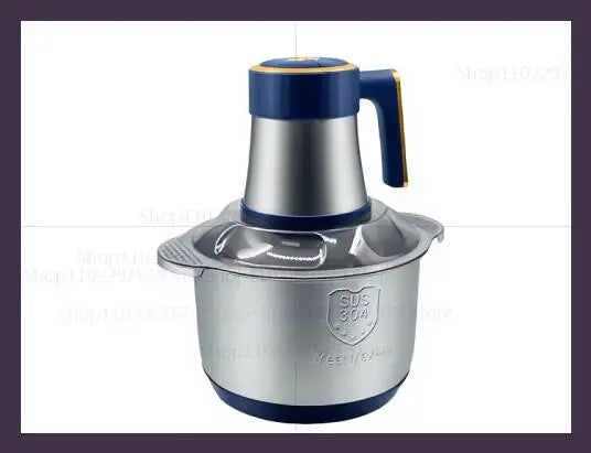 New Large-Capacity 5L Electric Meat Grinders 304 Stainless Steel Food Crusher Multifunctional Kitchen Mixerfor Meat Vegetables