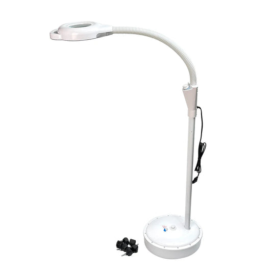 ZiCatkin New Makeup Lamp LED Beauty Lamp 8X Magnifying Glass Tattoo Lamp Manicure Nail Tattoo Floor Lamp Beauty Salon Spa
