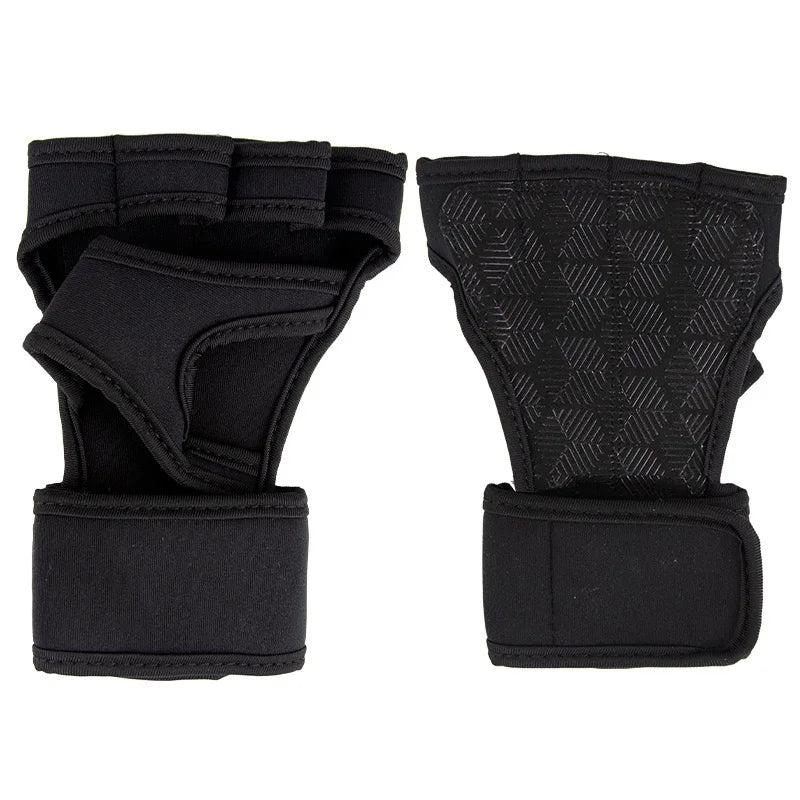Fitness gloves, crossfit palm protection sports gloves, pressure wrist guards, training weightlifting gloves
