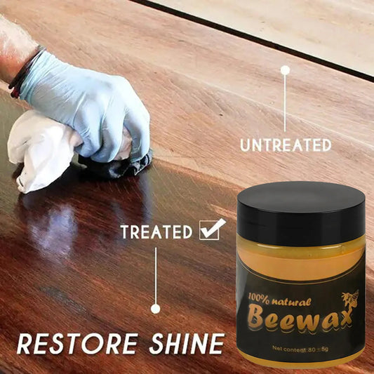 Wood Seasoning Beewax Organic Natural Pure Wax Furniture Care Maintenance Wax Wood Cleaning Polished Complete Solution Cleaning