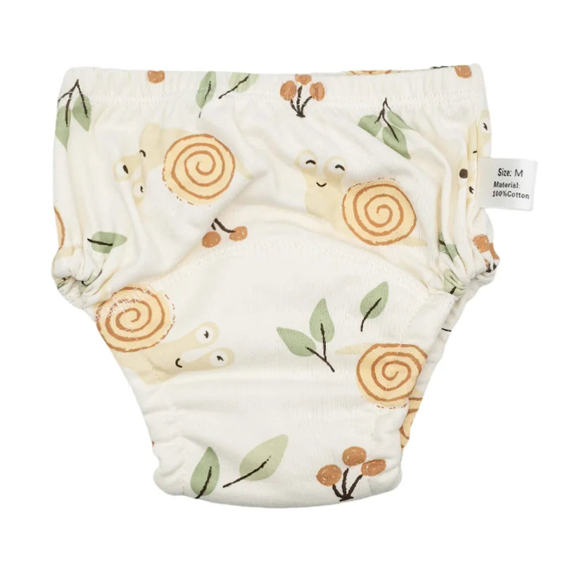 Organic Natural Cotton Soft Baby Training Pants Toddler Toilet Potty learning Underwear Waterproof Panties For Girls Boys Unisex