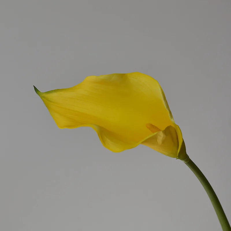 5pcs Large Calla Lily Artificial Flowers Wedding Decor Bridal Bouquet Fake Flowers Realistic Callas Home Decoration Accessories