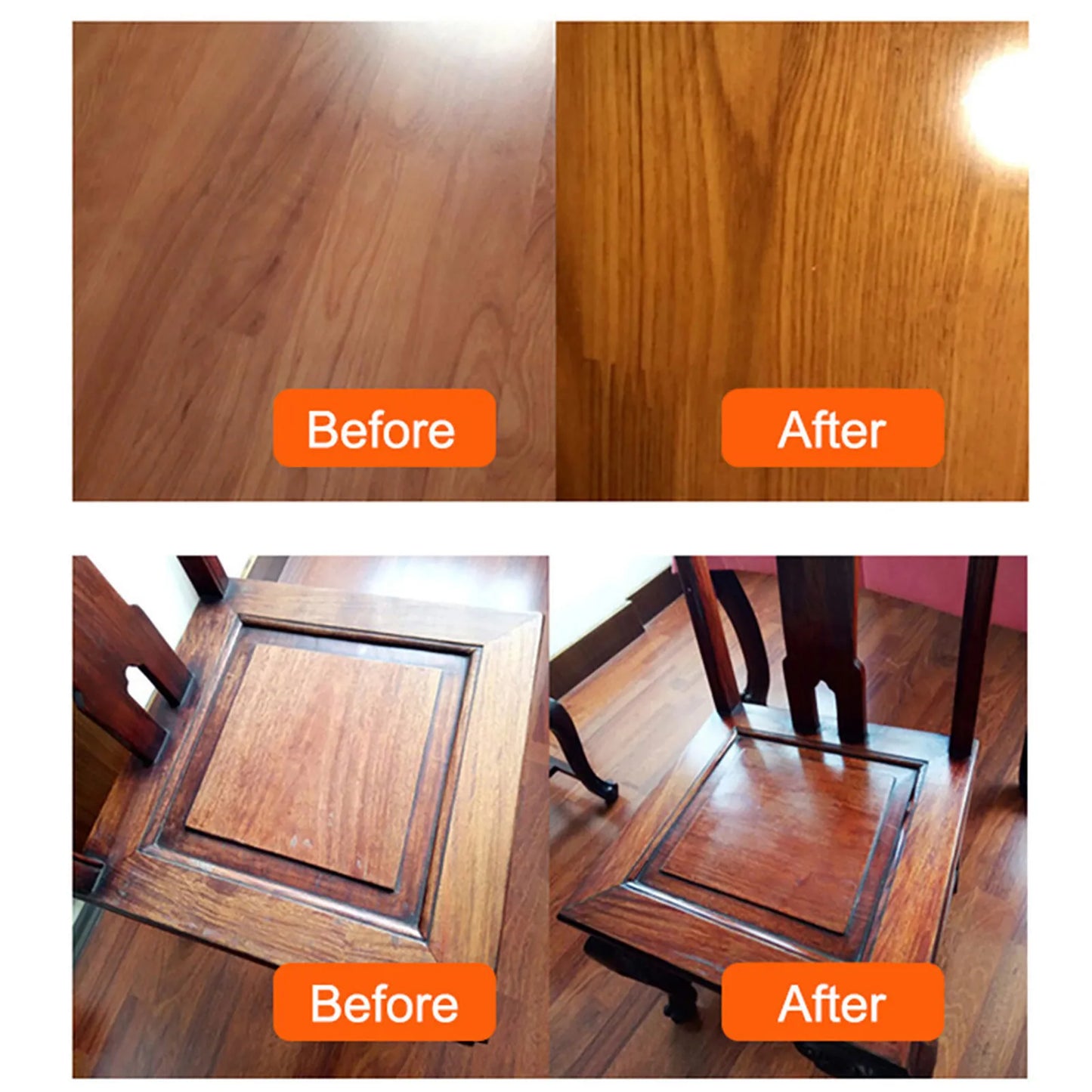 Wood Seasoning Beewax Organic Natural Pure Wax Furniture Care Maintenance Wax Wood Cleaning Polished Complete Solution Cleaning