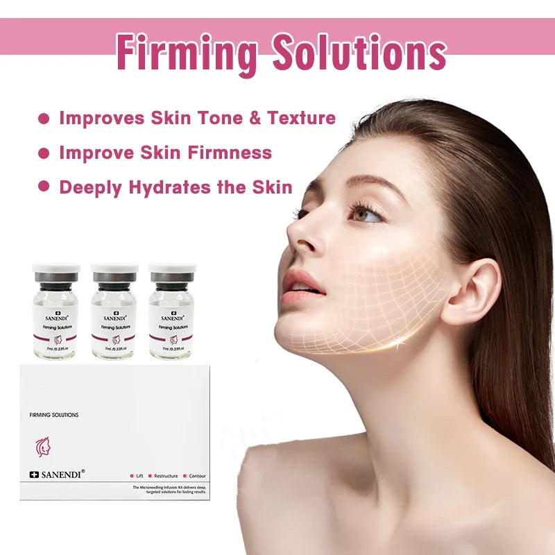 MicroInfusion Serum for Face With Stamp Hyaluronic acid Moisturize Firming Texture Anti Aging Home Care Kit Essence All Skin