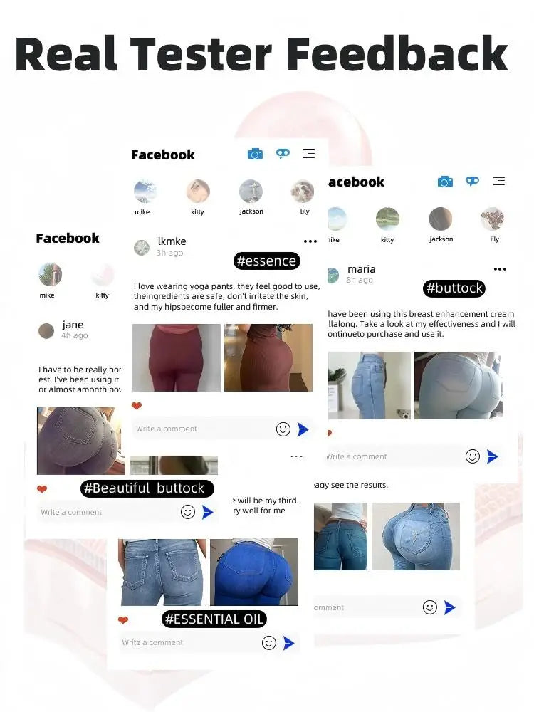 Hip Up Essential Oil Buttock Enlargement Cream Effective Lifting Firming Butt Hip Lift Beauty Big Ass