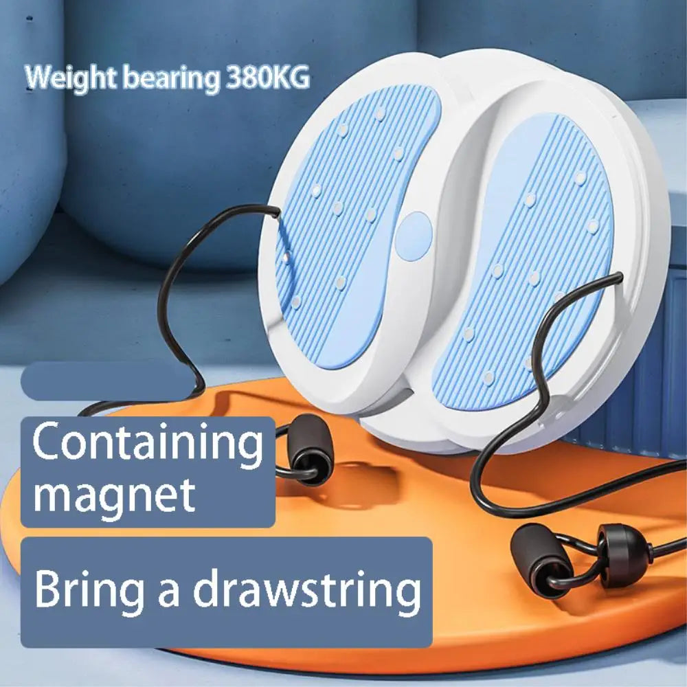 Waist Slimmer Disc Stepper for Women Silent Rotating Fitness Equipment for Home Gym with Resistance Band Rotating Waist Trimmer