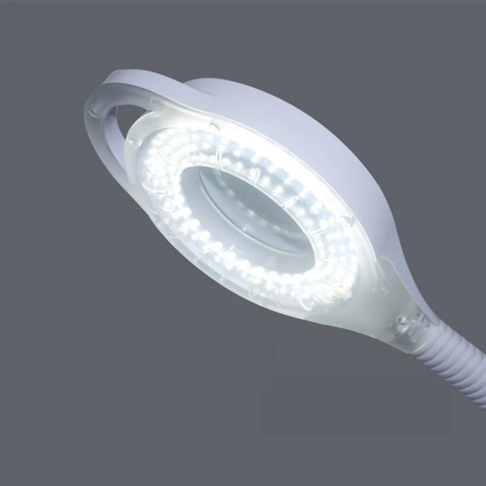 ZiCatkin New Makeup Lamp LED Beauty Lamp 8X Magnifying Glass Tattoo Lamp Manicure Nail Tattoo Floor Lamp Beauty Salon Spa
