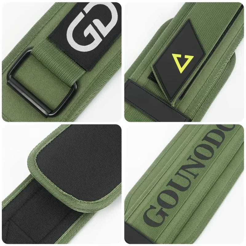 GOUNOD Adjustable Power EVA Powerlifting Belt for Gym Fitness Safety Protection Weightlifting Belt