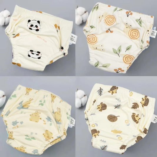 Organic Natural Cotton Soft Baby Training Pants Toddler Toilet Potty learning Underwear Waterproof Panties For Girls Boys Unisex