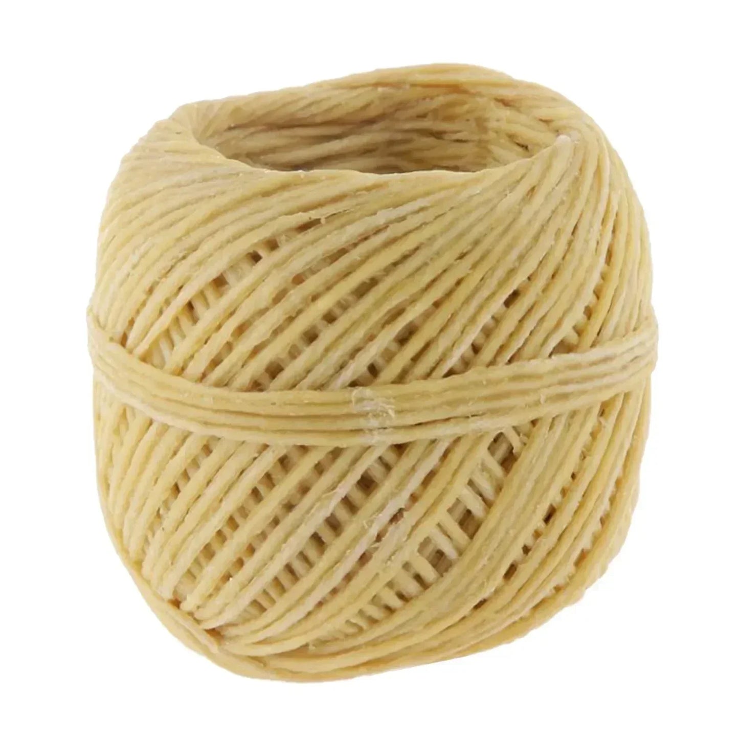 1 Roll Beeswax Wick Organic Hemps Wick 33 FT Well Coated Natural Beeswax For DIY Candle Stick Making Votives Tea Lights New