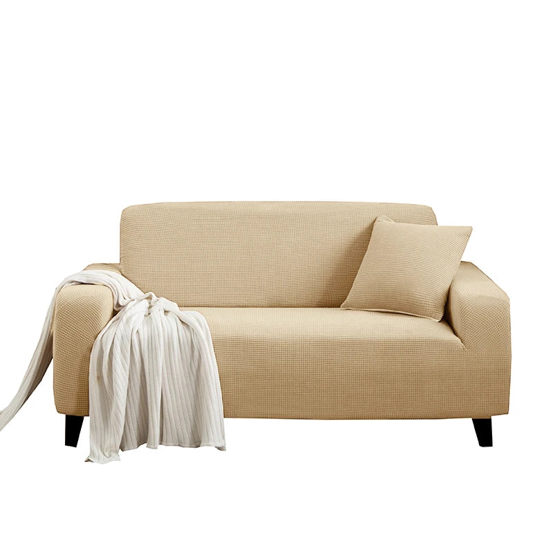 Sofa Cover Elastic For Living Room Home Jacquard Stretch  Slipcovers  Corner Couch Covers 1/2/3/4 Seater L Shape Free Shopping