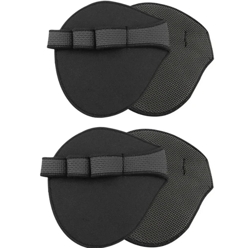 2PCS Neoprene Grip Pads Lifting Grips Gym Workout Gloves Weightlifting Calisthenics Powerlifting Fitness Sports Hand Protector