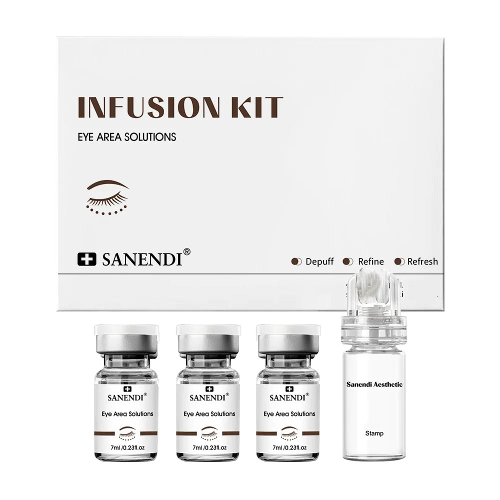 MicroInfusion Serum for Face With Stamp Hyaluronic acid Moisturize Firming Texture Anti Aging Home Care Kit Essence All Skin