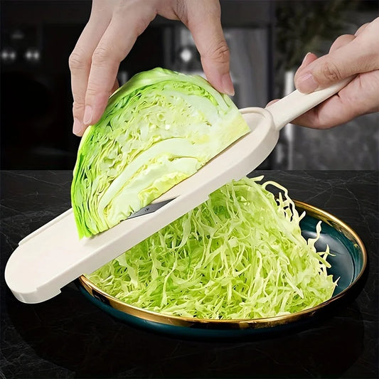 Ultra-Fine Vegetable Slicer & Shredder for Salad, Cabbage, Carrot - Multi-Purpose Kitchen Gadget, Food Chopper for Home & Dining