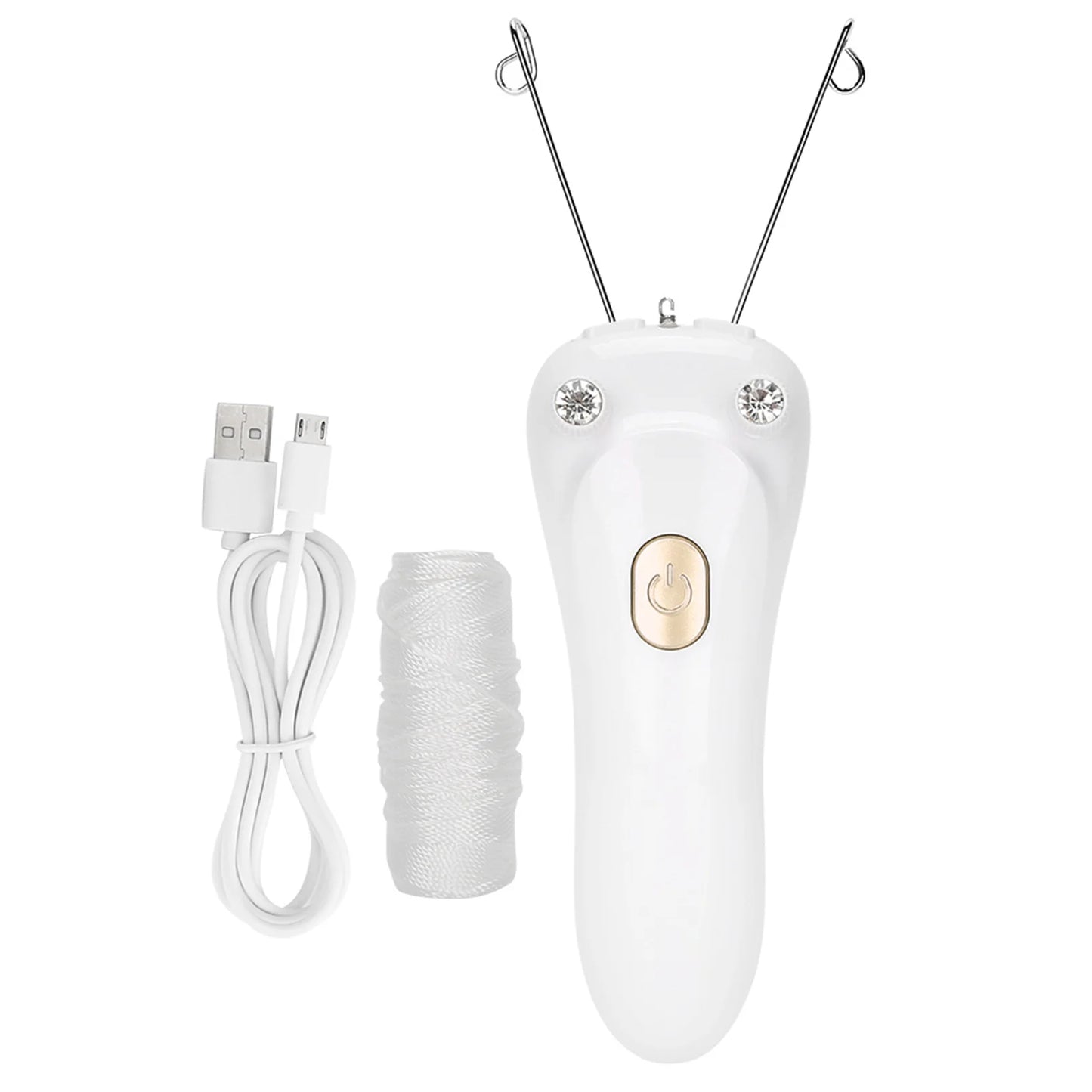 Facial Hair Remover Cotton Thread Electric Facial Hair Remover Wire Hair Shaver Beauty Epilator Cotton Strength Threading Thread