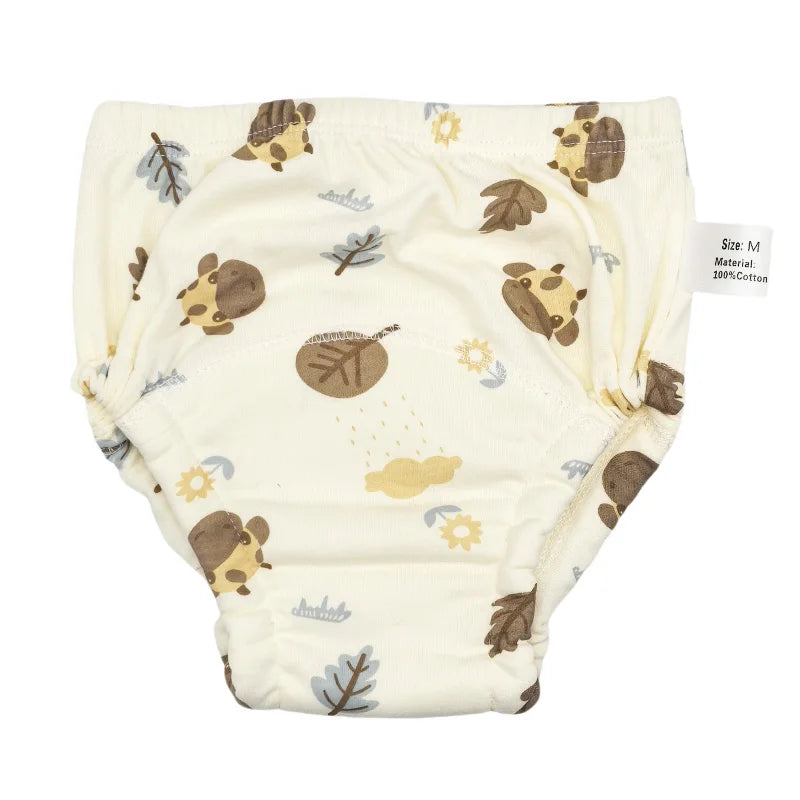Organic Natural Cotton Soft Baby Training Pants Toddler Toilet Potty learning Underwear Waterproof Panties For Girls Boys Unisex
