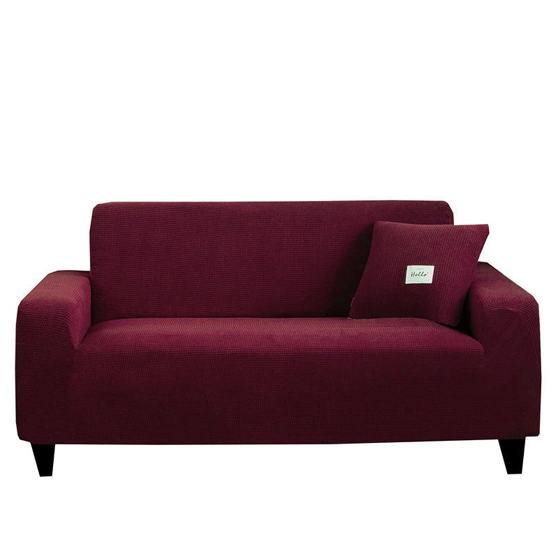 Sofa Cover Elastic For Living Room Home Jacquard Stretch  Slipcovers  Corner Couch Covers 1/2/3/4 Seater L Shape Free Shopping