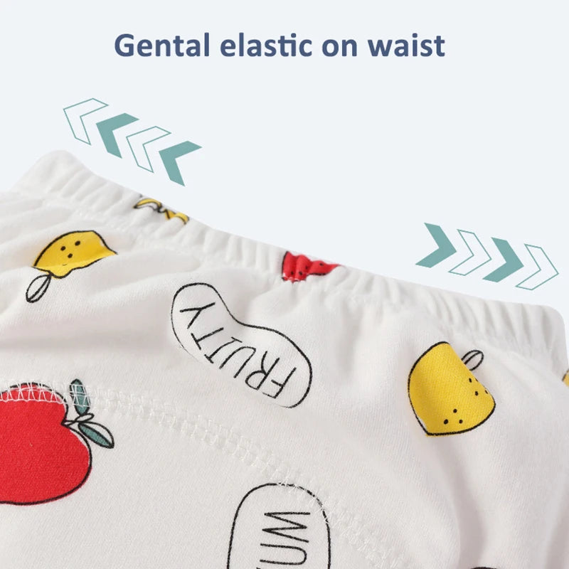 Organic Natural Cotton Soft Baby Training Pants Toddler Toilet Potty learning Underwear Waterproof Panties For Girls Boys Unisex