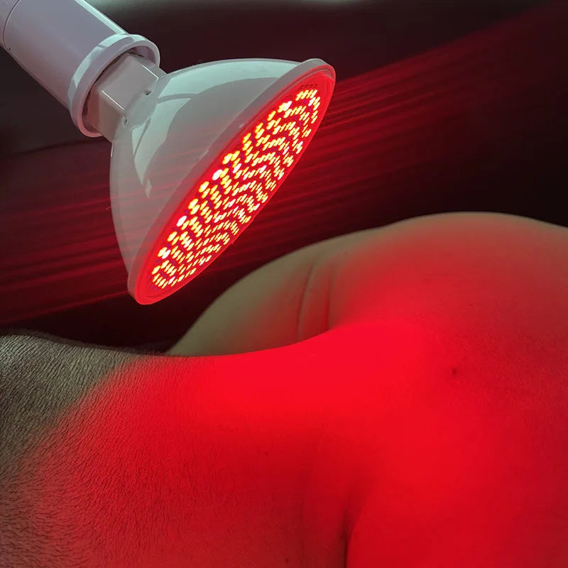 10w Red Light Therapy Panel Lamp for Facial Anti Aging Skin Care Beauty 220LED Light Body Pain Relief Physical Therapy Tools