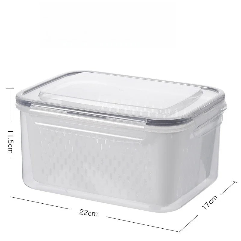 YYMSF Kitchen Cover Refrigerator Frozen Fresh Food Sealed Fresh-keeping Box