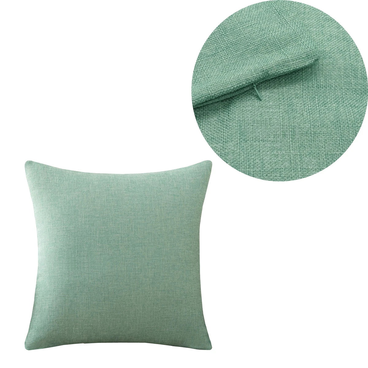 Solid Sofa Cushion Cover 30X50/40X4045X45/40X60/50X50/55X55/60X60 Cozy Linen Home Office Throw Pillow Cover Case