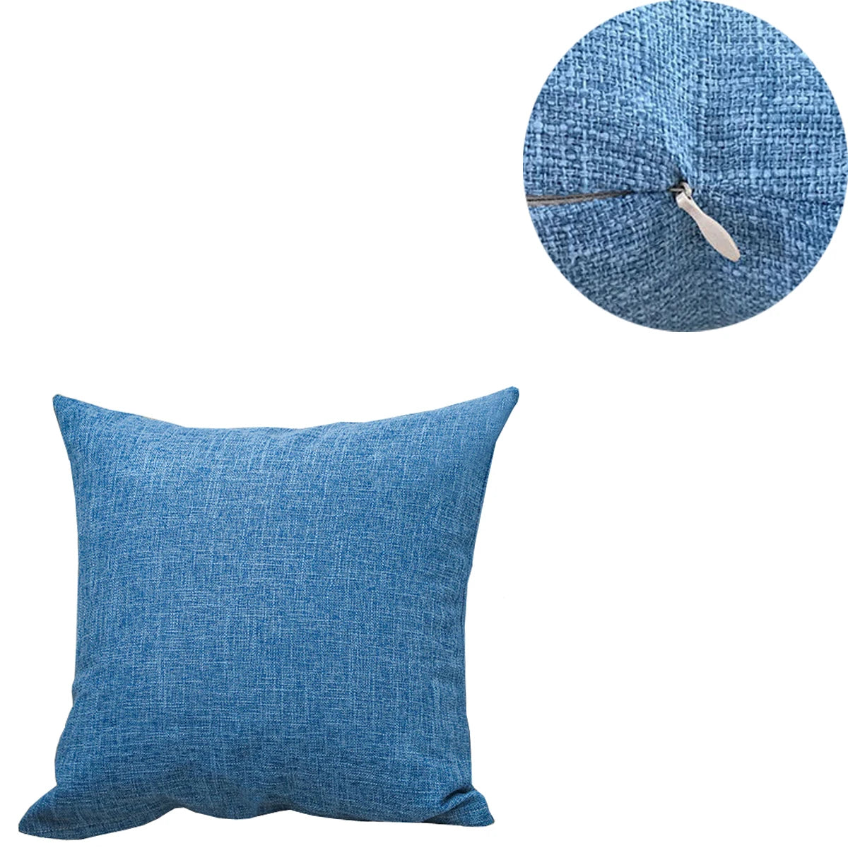 Solid Sofa Cushion Cover 30X50/40X4045X45/40X60/50X50/55X55/60X60 Cozy Linen Home Office Throw Pillow Cover Case