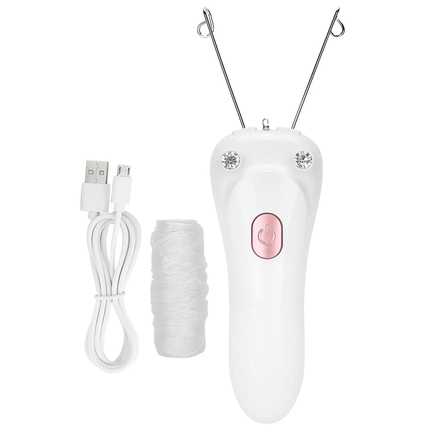 Facial Hair Remover Cotton Thread Electric Facial Hair Remover Wire Hair Shaver Beauty Epilator Cotton Strength Threading Thread