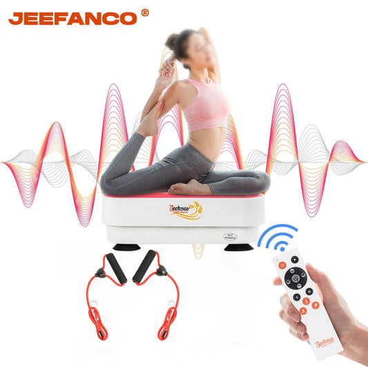 Vibration Plate Jeefanco Seniors & Teens Silicone Surface Magnetic Heating Fitness Home Efficient Resonance Fitness Machine