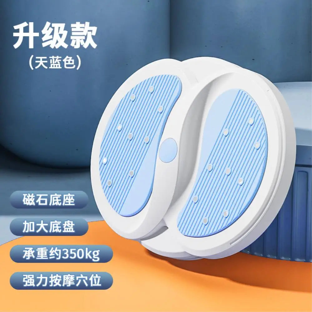 Waist Slimmer Disc Stepper for Women Silent Rotating Fitness Equipment for Home Gym with Resistance Band Rotating Waist Trimmer