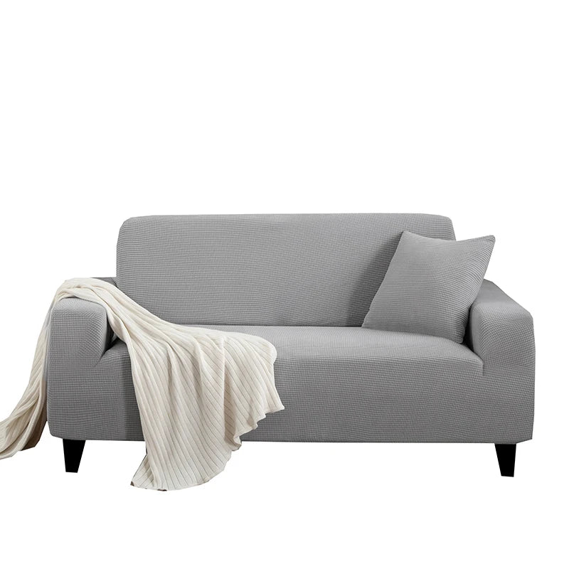 Sofa Cover Elastic For Living Room Home Jacquard Stretch  Slipcovers  Corner Couch Covers 1/2/3/4 Seater L Shape Free Shopping