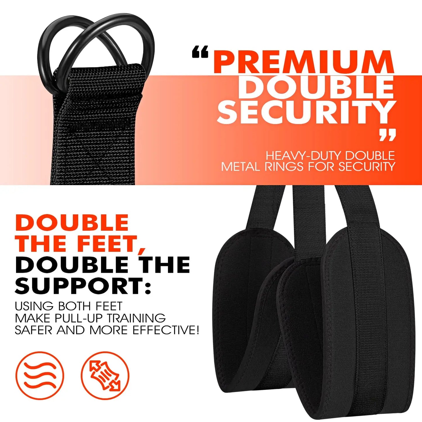 Assisted Belt Pull Up Bands 75-300 LBS  Multifunctional Assist Belt Strength Training Fitness Tools High Intensity Pull Up Band