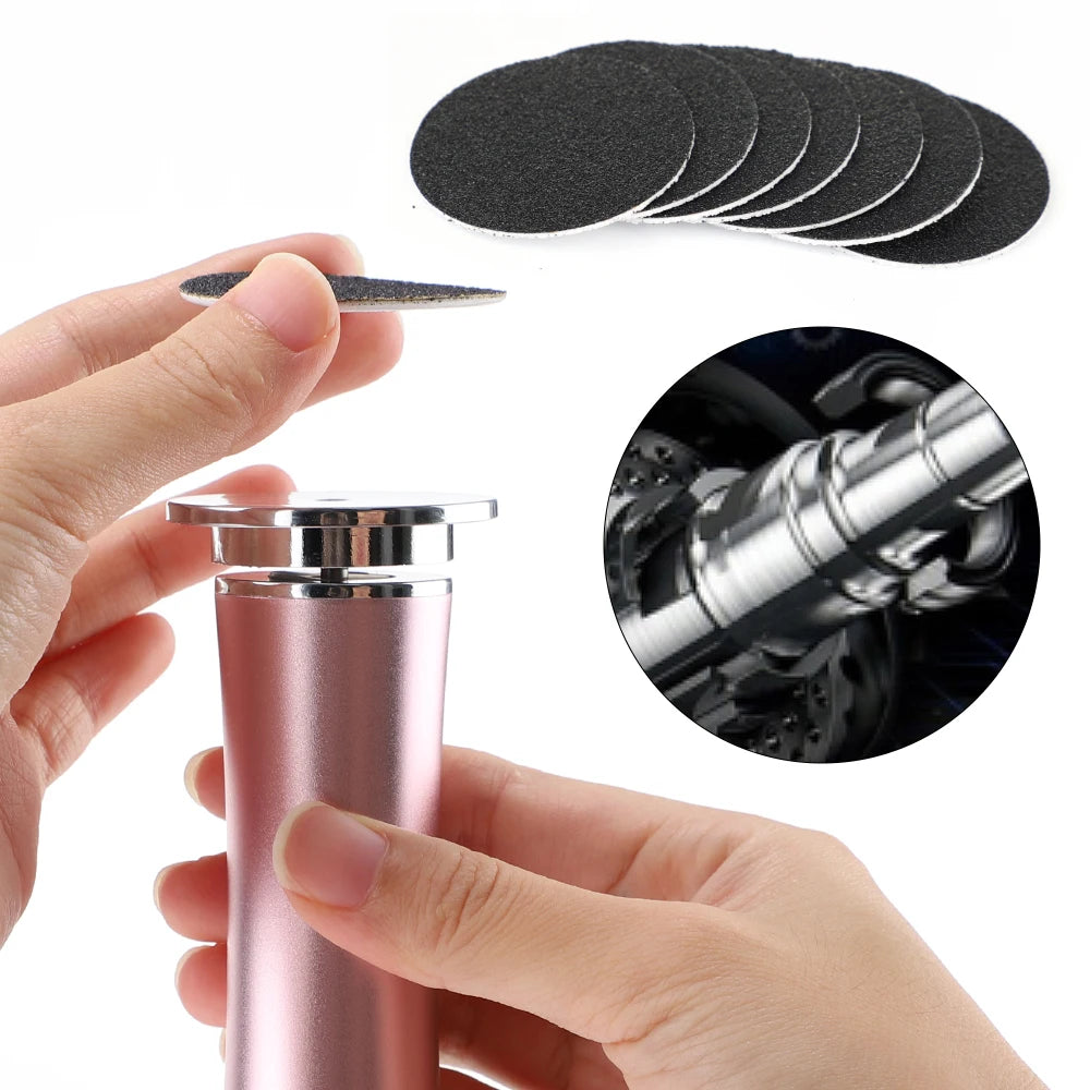 Electric File For Feet Pedicure Machine Dead Skin Remover Callus Foot Grinding Trimmer Rechargeable Foot Care Tool Scrubber New