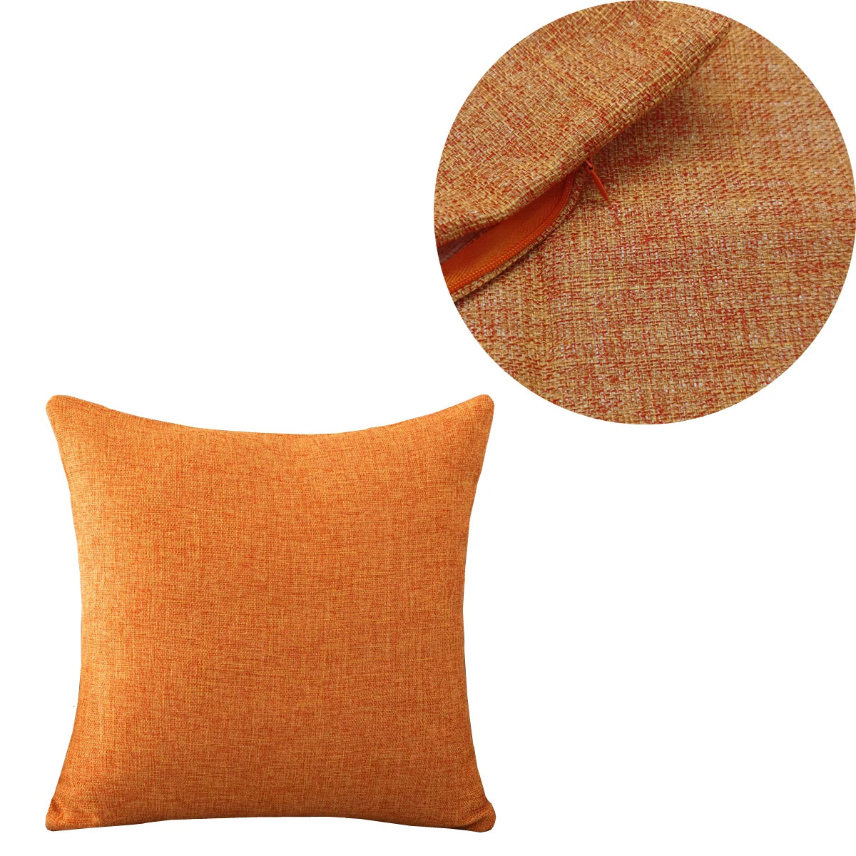 Solid Sofa Cushion Cover 30X50/40X4045X45/40X60/50X50/55X55/60X60 Cozy Linen Home Office Throw Pillow Cover Case