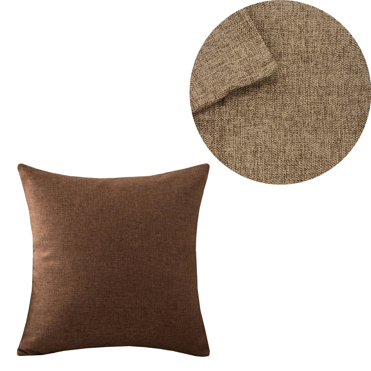 Solid Sofa Cushion Cover 30X50/40X4045X45/40X60/50X50/55X55/60X60 Cozy Linen Home Office Throw Pillow Cover Case
