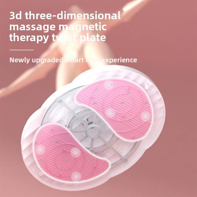 Waist Slimmer Disc Stepper for Women Silent Rotating Fitness Equipment for Home Gym with Resistance Band Rotating Waist Trimmer