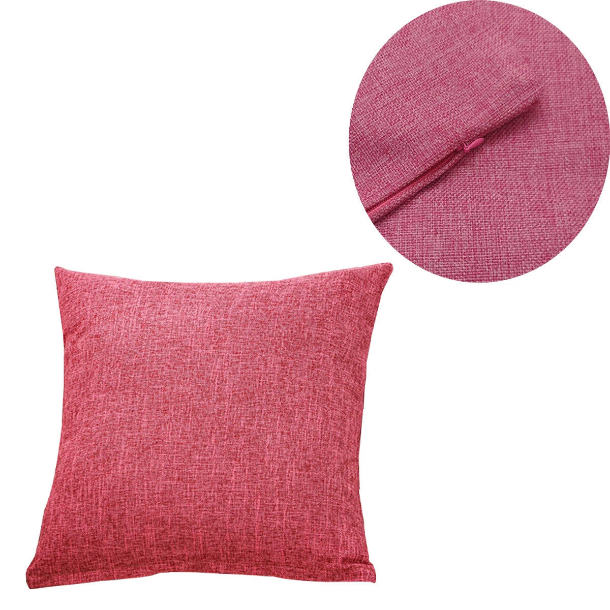 Solid Sofa Cushion Cover 30X50/40X4045X45/40X60/50X50/55X55/60X60 Cozy Linen Home Office Throw Pillow Cover Case