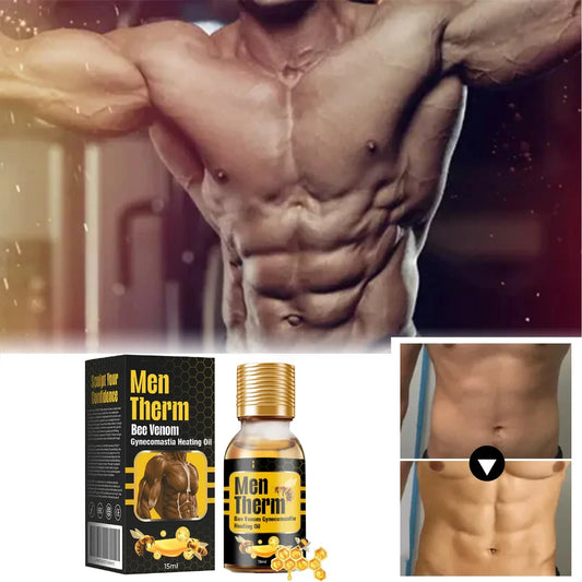 men's breast contour tightening and smooth care liquid，muscle massage essence