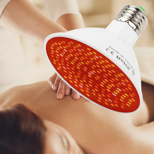 10w Red Light Therapy Panel Lamp for Facial Anti Aging Skin Care Beauty 220LED Light Body Pain Relief Physical Therapy Tools