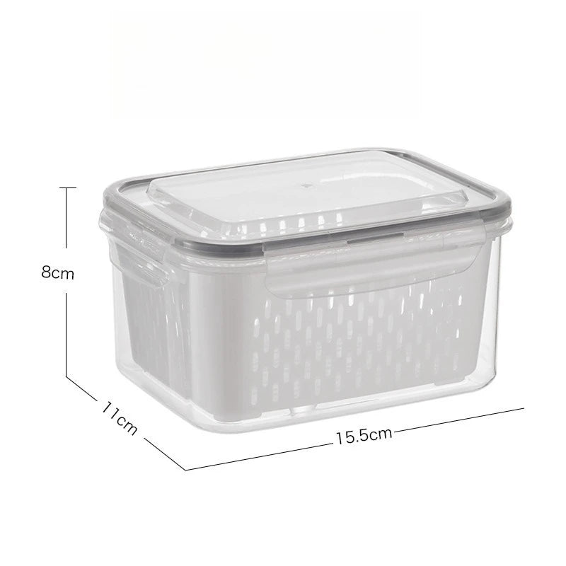 YYMSF Kitchen Cover Refrigerator Frozen Fresh Food Sealed Fresh-keeping Box