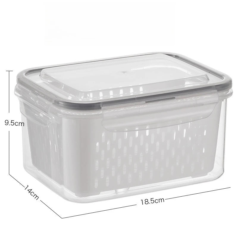 YYMSF Kitchen Cover Refrigerator Frozen Fresh Food Sealed Fresh-keeping Box