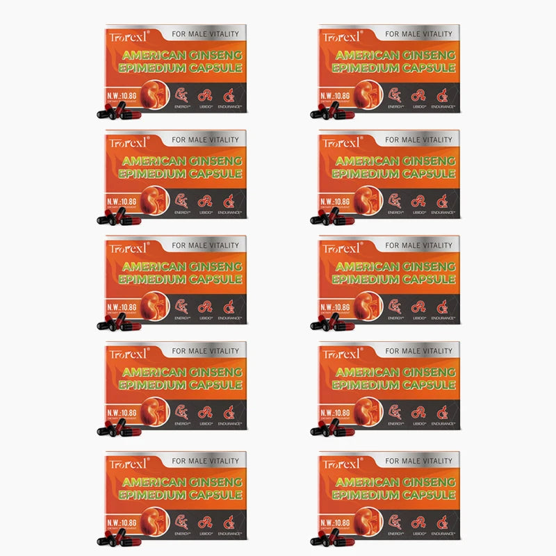 Powerful High Purity Epimedium Supplements Natural Organic Manhood Erection Pill Improve Performance and Increase Size