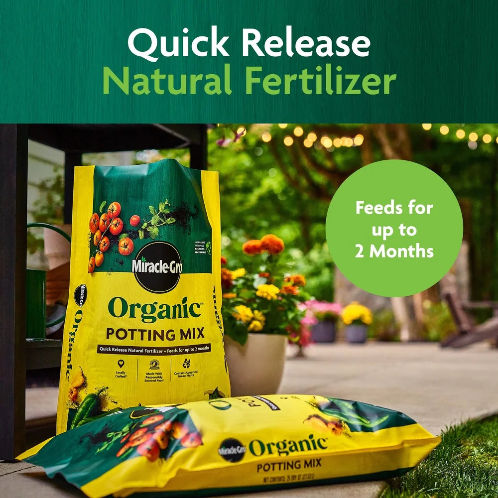 Organic Potting Soil Container Plants Nutrient Rich Compost Sphagnum Peat Moss Retains Water Suitable Herbs Vegetables Flowers 1
