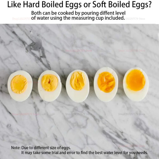 Smart Egg Cooker, White Egg Cooker Electric Eggs Boiler Multifunctional Mini Eggs Cooker Steamer Poacher for Kitchen Use